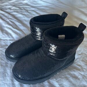 UGG Shiny Black Boots